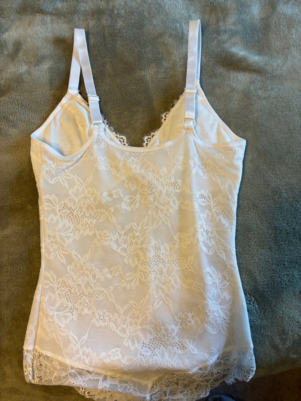 Last Chance- Women's White Lace Bodysuit Intimate - Picture 2 of 13
